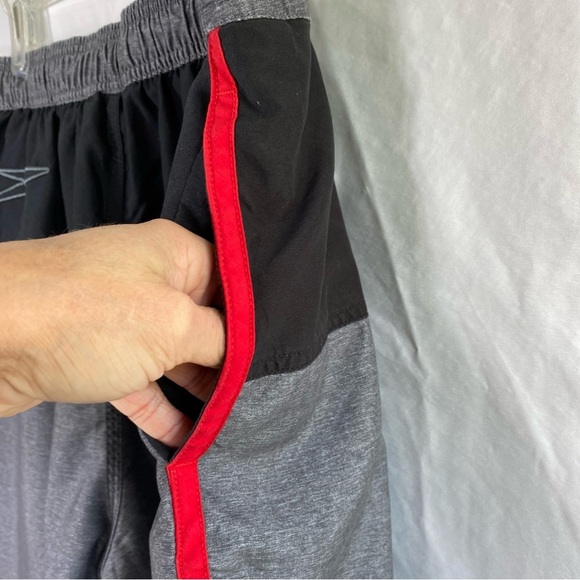 Speedo Men's Board Swimming Shorts Trunks Lace Up Grey & Black - Picture 7 of 10